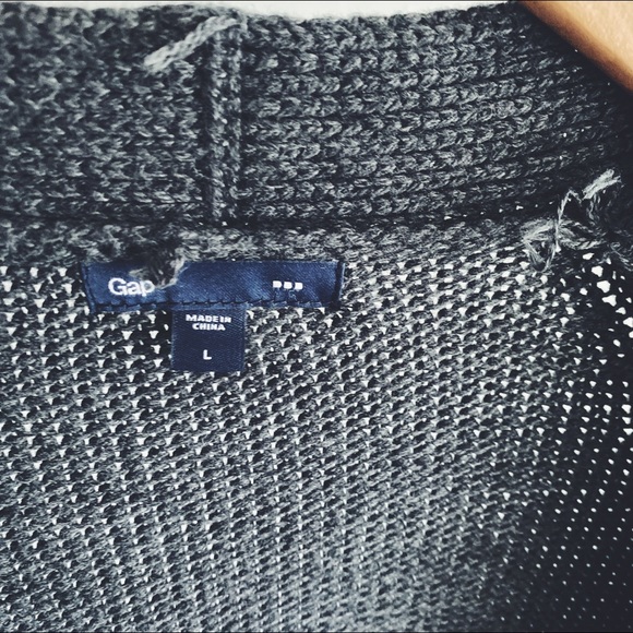 Gap Oversized Waterfall Open Front Knit Sweater - Picture 6 of 8